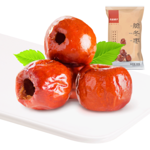 良品鋪子黃驊脆冬棗35g*2空心無核酥脆脆棗紅棗棗子果干零食大棗